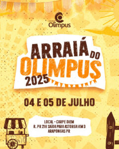 Vem aí o Arraiá Olimpus 2025