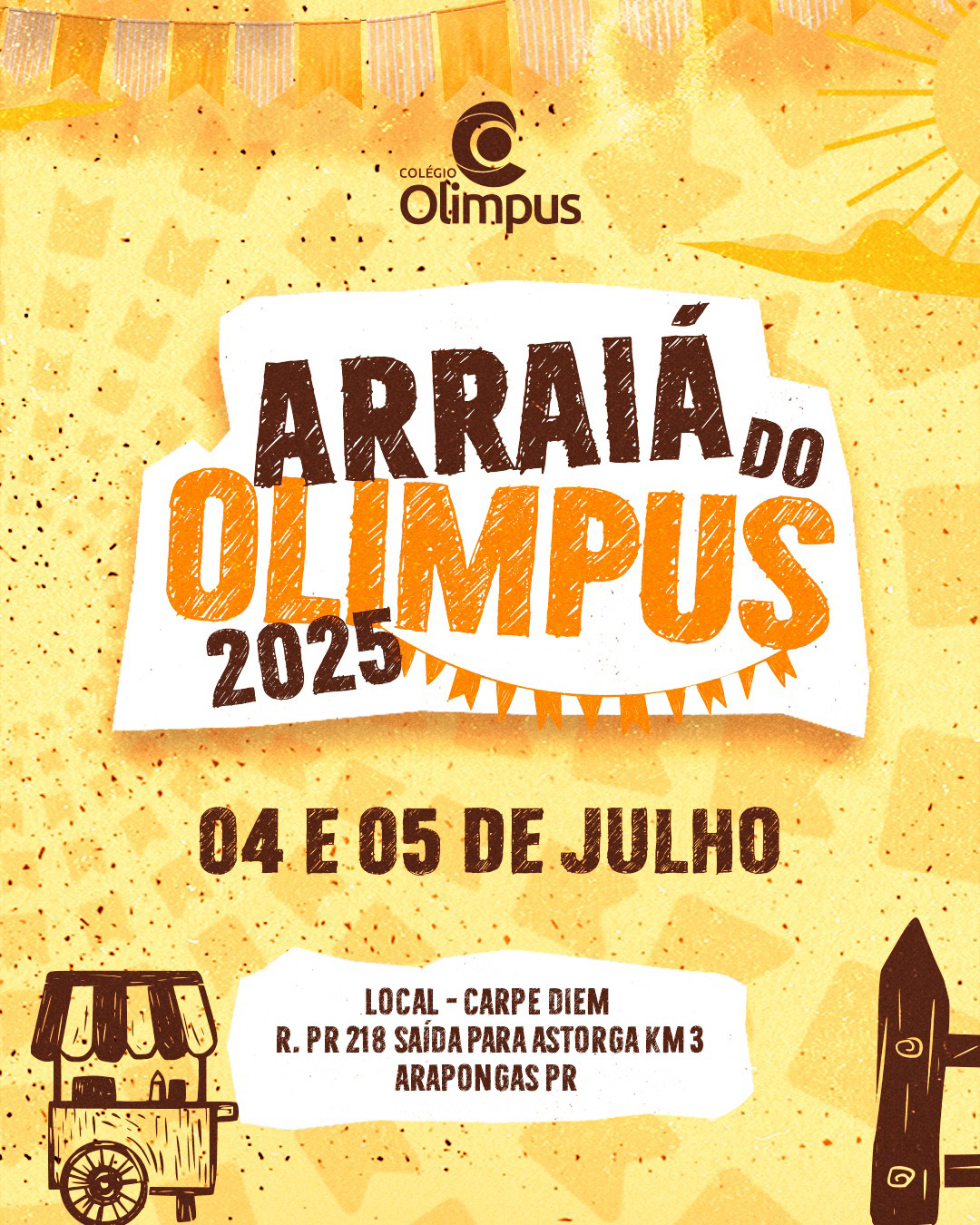 Vem aí o Arraiá Olimpus 2025